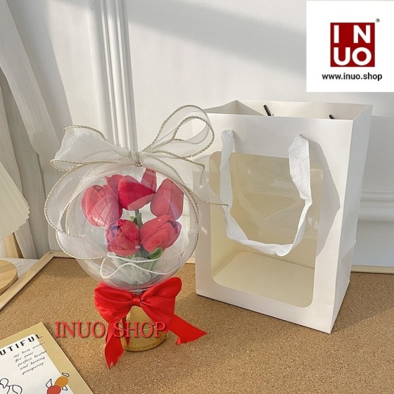 Ramo de tulipanes 🌷 con luces Parpadeantes